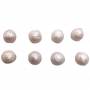 Cultured Freshwater Pearl Beads Faceted Round  Size10.5-11mm 2pcs/Pack