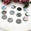 Gray Shell Mother Of Pearl Cabochon Flat Round Diameter12mm 10pcs/Pack
