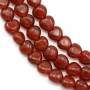 Natural Red Agate Beads Strand Heart Shape 6x6mm Hole 0.8mm About 72 Beads/Strand 39-40cm