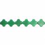 Grüne Achate kleeblattförmige Perlenkette 20x20mm Durchmesser des Loch 0.8mm ca. 20 Stck / Strang 15~16"
