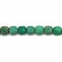 綠草瑪瑙串珠 正方形 尺寸8毫米 孔徑1毫米 長度39-40厘米/條