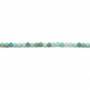 Natural Brazil Amazonite Bead Strand Round Faceted Diameter 2mm Hole 0.45mm 15~16''/Strand