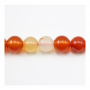Natural Carnelian Beads Strand Round Diameter 6mm Hole 1mm About 63 Beads/Strand 15~16"