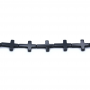 Filo di perline di agata nera naturale, croce, dimensioni 18x25 mm, foro: 1,5 mm, circa 16 perline per filo, 15~16"