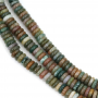 Indian Agate Heishi Beads Strand Size2x6mm Hole1mm 39-40cm/Strand