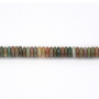 Perles Heishi d'Agate Indienne Taille2x6mm Trou1mm 39-40cm/fil