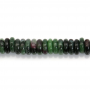 Perline di rubino-zoisite naturale Heishi 2x6mm foro1mm 39-40cm/filo