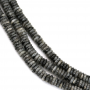 Black Labradorite Heishi Beads Strand Size2x6mm Hole1mm 39-40cm/Strand