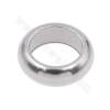 304 stainless steel spacer beads round big hole diameter 6mm hole 4mm 200pcs/pack