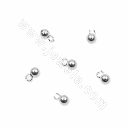 304 stainless steel open jump ring  pendant round size 6x9mm hole1.5mm 100 pcs/pack