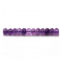 Natural Amethyst Beads Strand Faceted  Abacus  Size 5x8mm Hole 0.8mm 70pcs/Strand 15~16"