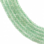 Natural Green Aventurine Beads Strand Faceted Round Diameter 3mm Hole 0.6mm About 130 Beads/Strand 15~16"