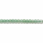 綠東陵串珠 切角圓形 直徑3毫米 孔徑0.6毫米 長度39-40厘米/條
