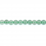 綠東陵串珠 圓形 直徑2毫米 孔徑0.4毫米 長度39-40厘米/條