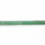 Filo di perline di avventurina verde naturale, colonna, dimensione 4x13mm, foro 1mm, circa 29 perline/filo 15~16''