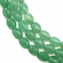 Perline di avventurina verde naturale ovale 6x8mm 39-40cm/filare