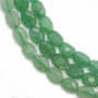Natural Green Aventurine Beads Strand Faceted Oval 6x8mm Hole 1mm 39-40cm/Strand