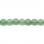 綠東陵串珠 圓形 直徑4毫米 孔徑0.8毫米 長度39-40厘米/條