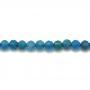Natural Apatite Bead Strand Faceted Round Diameter 3mm Hole 0.6mm 15~16"/Strand