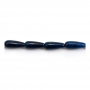 Dyed Blue Apatite Beads Strand Teardrop Size 6x16mm Hole 1mm 15~16"/Strand