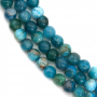 Natural Blue Apatite Beads Strand Round Size 4mm Hole 0.8mm 15~16"/Strand