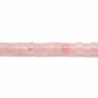 粉晶串珠 隔片 尺寸2x4毫米 孔徑0.8毫米 長度39-40厘米/條
