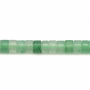 綠東陵串珠 隔片 尺寸2x4毫米 孔徑0.7毫米 長度39-40厘米/條
