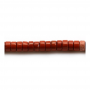 紅石串珠 隔片 尺寸2x4毫米 孔徑0.7毫米 長度39-40厘米/條