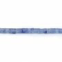 藍東陵串珠 隔片 尺寸2x4毫米 孔徑0.9毫米 長度39-40厘米/條
