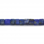 Lapis Lazuli Cube 4mm Hole0.8mm 39-40cm/Strand