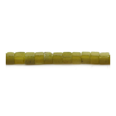 Cubo de jade coreano com 4 mm de diâmetro0,8 mm 39-40 cm/fio