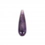 Amethyst Half-drilled Beads Teardrop Size7x23mm Hole1mm 2pcs/Pack