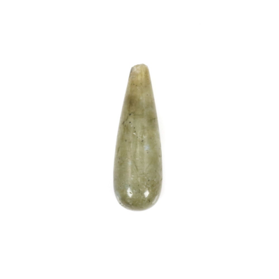 閃光石半孔珠 水滴形 尺寸7x23毫米 孔徑1毫米 2個