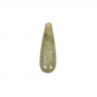 Labradorite Half-drilled Beads Teardrop 7x23mm Hole1mm 2pcs/Pack