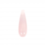Contas de quartzo rosa semi-perfuradas em forma de lágrima Tamanho7x23mm Furo1mm 2pcs/Pack