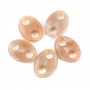 Naturale Moonstone ovale maiale naso ciondolo Charms Size18x25mm Hole6mm 2pcs/Pack