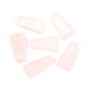 Натуральный Розовый Кварц Четырехугольный Кулон Размер12x25мм Отверстие1.2мм 2шт/упак