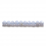 藍玉髓串珠 切角算盤珠 尺寸4x6毫米 孔徑0.8毫米 長度39-40厘米/條