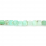 Chrysoprase Faceted Square 2mm Hole0.7mm 39-40cm/Strand