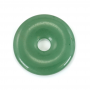 Aventurina Verde Donut / Pi Disc 40mm Agujero8mm 1unidad