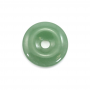 Aventurina Verde Donut / Pi Disc 30mm Agujero6mm 1unidad