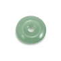 Green Aventurine Donut Pendant 25mm Hole5mm x1Piece