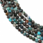 Chrysocolla Faceted Round 3mm Hole0.45mm 39-40cm/Strand