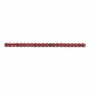 Natural Garnet Beads Strand Round Diameter 2mm Hole 0.4mm About 182 Beads/Strand 15~16"