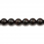 Filo di perline di granato naturale, rotondo, diametro 8 mm, foro 1 mm, circa 49 perline/filo 15~16"