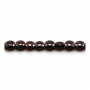 Natural Garnet Beads Strand Faceted Flat Round Diameter 6mm Thickness 4mm Hole 1mm Length 15~16"/Strand