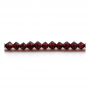 Garnet Faceted Abacus 4mm Hole0.8mm 39-40cm/Strand