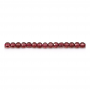Perles Grenat ronde plate sur fil  Taille 2mm trou 0.8mm 15-16''/fil