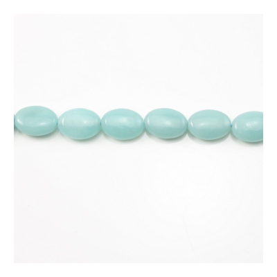 Natural Amazonite Beads Strand Oval Size 8x12mm Hole 1mm About 33 Beads/Strand 15~16"