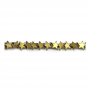 Estrela de hematite dourada Tamanho4mm Furo0.8mm 39-40cm/Fio